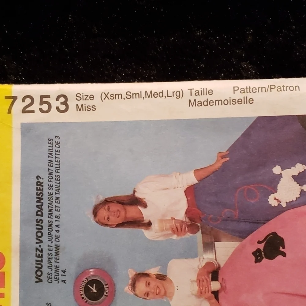 POODLE skirt pattern